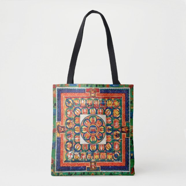 Mandala Cosmic Diagram for Meditation Tote Bag (Front)