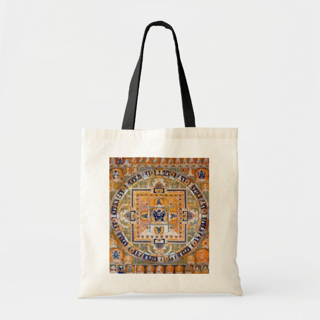 Mandala Cosmic Diagram for Meditation Tote Bag (Front)