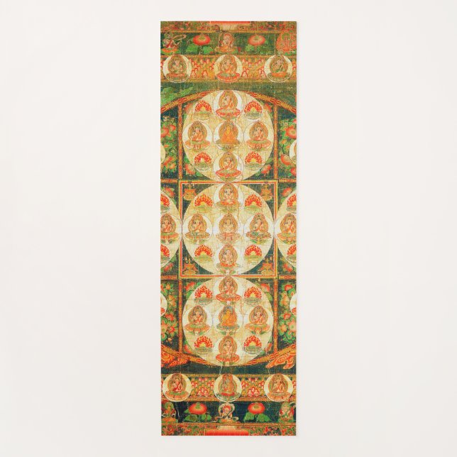 Mandala Cosmic Diagram for Meditation Yoga Mat (Front)