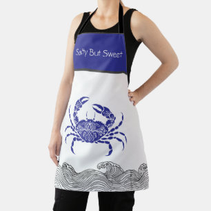 Mandala Crab Apron