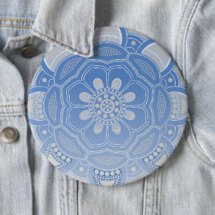 Mandala Creation, all points for one 4 6 Cm Round Badge