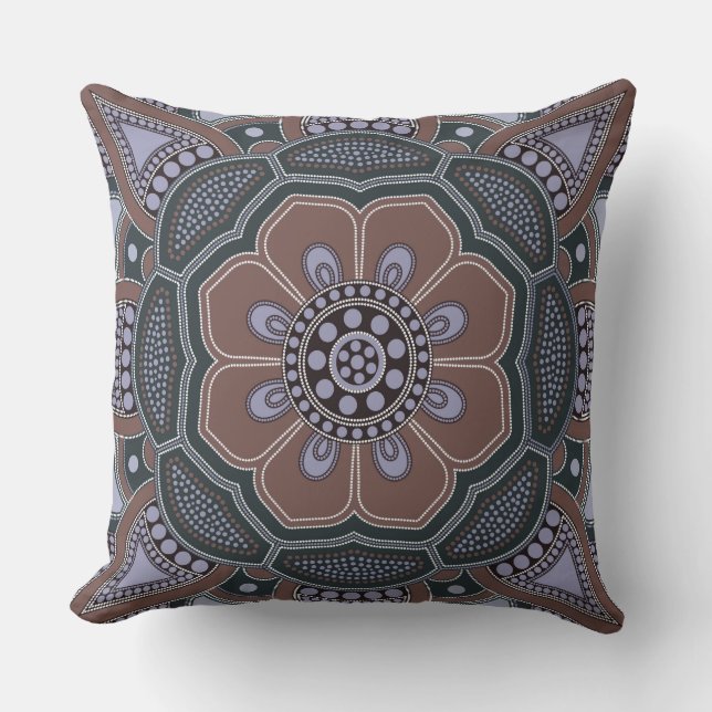 Mandala Creation, all points for one 6 Cushion (Front)