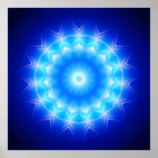 Mandala Crystaline Light 1 Poster