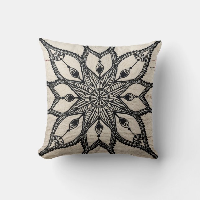 Mandala Cushion: Boho-Chic Elegance for Your Space Cushion (Front)