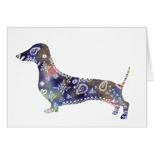 Mandala Dachshund All Occasions  Card