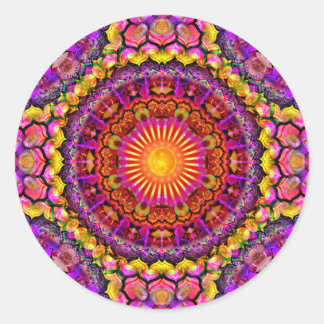 Mandala ~ Daily Focus 2.13.2020 Classic Round Sticker