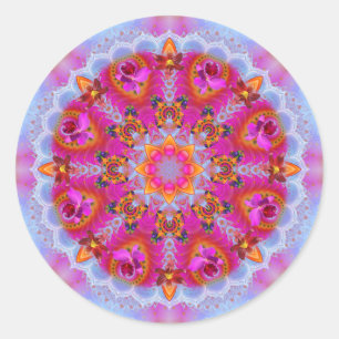 Mandala ~ Daily Focus 7.4.2019 Classic Round Sticker