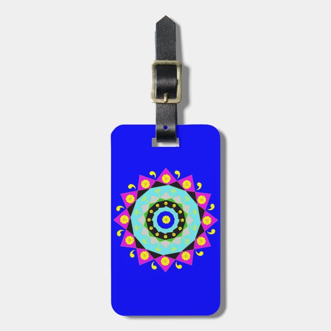 Mandala:Decorative Luggage Tag (Front Vertical)