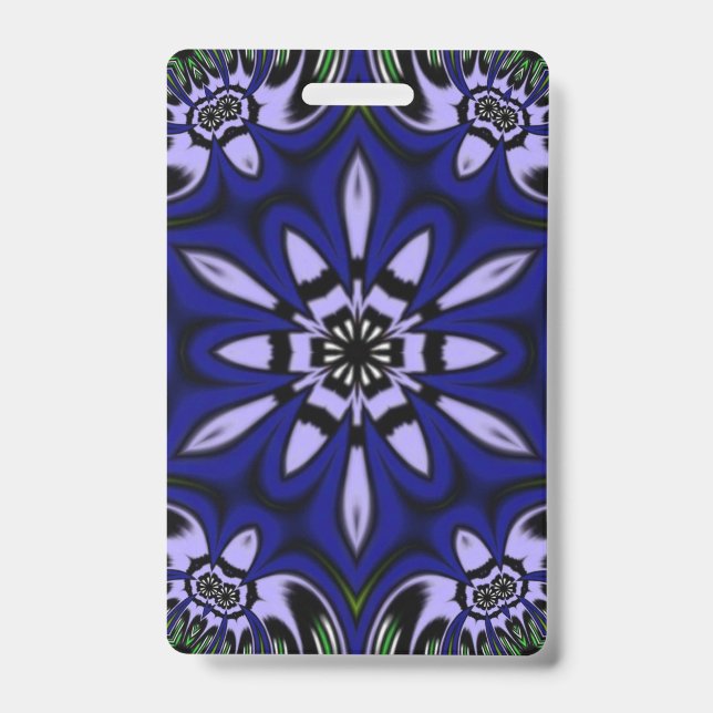  mandala design ID badge (Front)