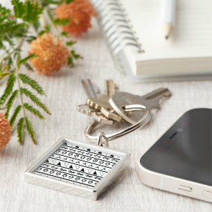 Mandala Design Key Ring