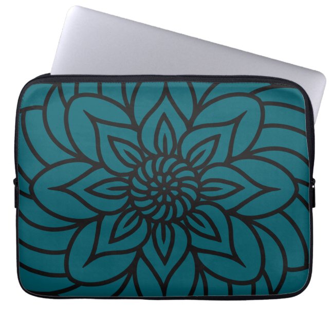 Mandala Design Laptop Sleeve (Front)