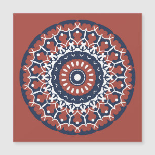 Mandala Design Magnetic Card