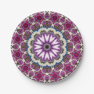  mandala design paper plate