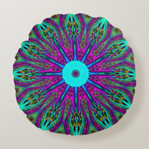 mandala design round cushion