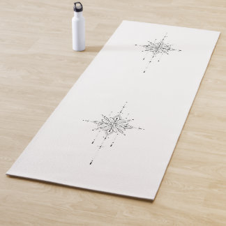 Mandala-designed personalizable yogamato yoga mat
