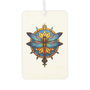 Mandala Dragonfly Luminous Sacred Geometry Spiritu Car Air Freshener
