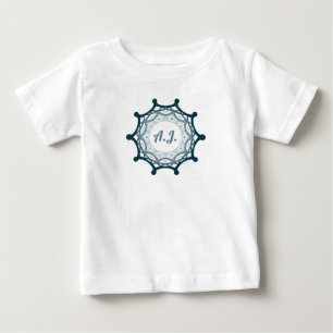 Mandala Dream - Personal Initial Baby T-Shirt