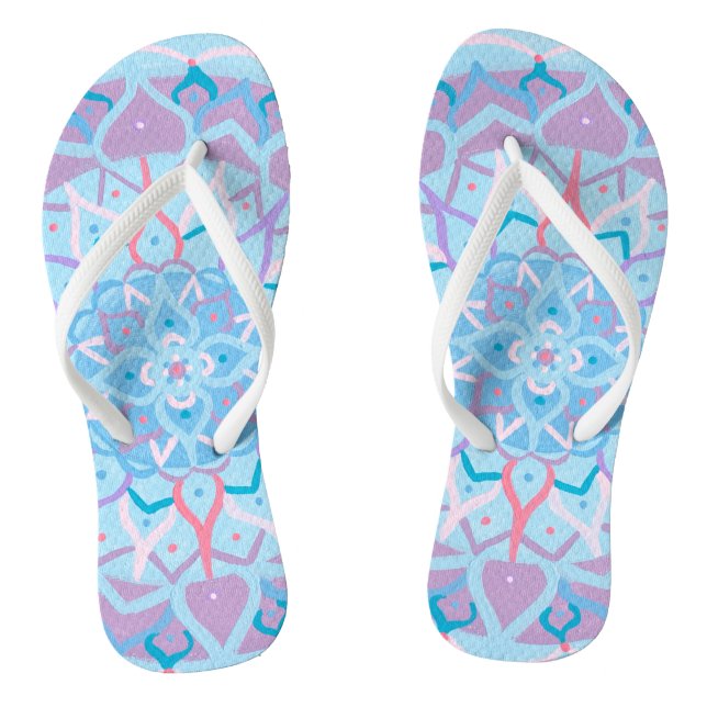 Mandala Flip Flops (Footbed)