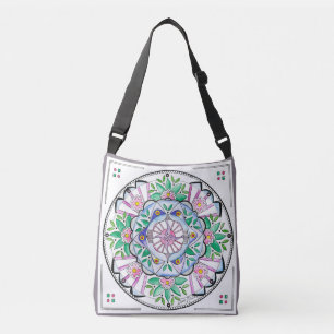 Mandala Floribunda Crossbody Bag