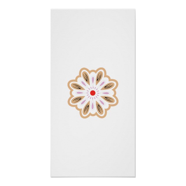 Mandala Flower Art Print | Boho Decor (Front)