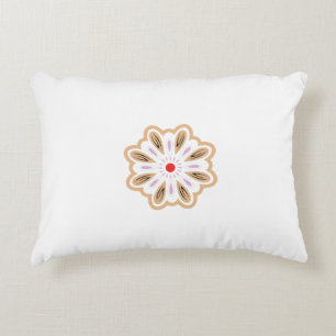 Mandala Flower Art Print Boho Decor Decorative Cushion