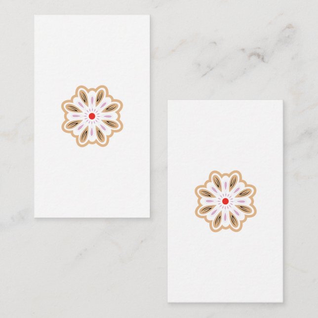 Mandala Flower Art Print | Boho Decor Enclosure Card (Front/Back)