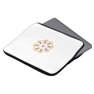 Mandala Flower Art Print Boho Decor Laptop Sleeve