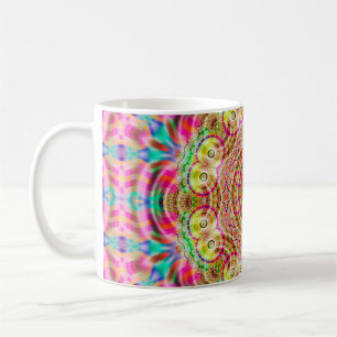 Mandala flower design coffee mug