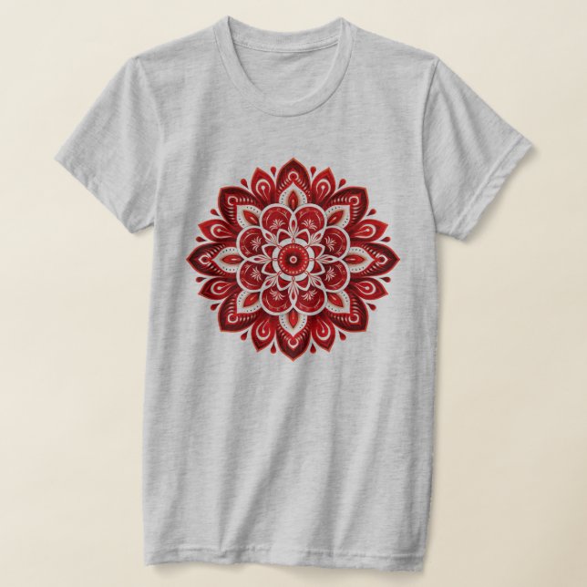 Mandala / Flower Design  T-Shirt (Laydown)