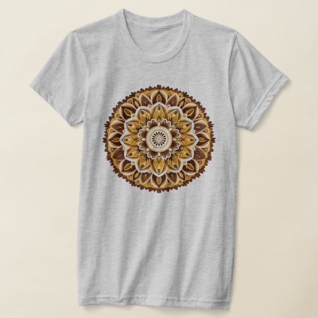Mandala / Flower Design  T-Shirt (Laydown)