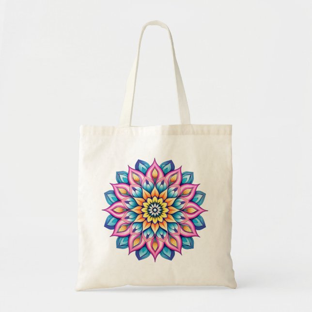 Mandala / Flower Design  Tote Bag (Front)