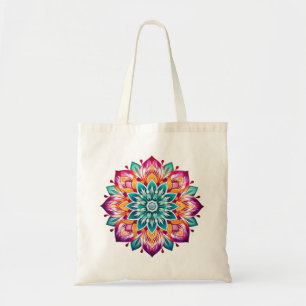 Mandala / Flower Design Tote Bag