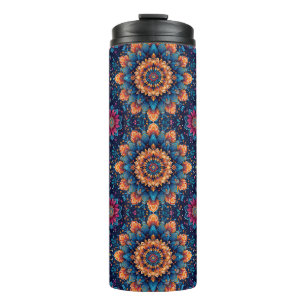Mandala Flower Digital Art Style-23907. Thermal Tumbler