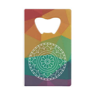 Mandala flower india rainbow boho chic