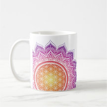 Mandala Flower of life sun rising