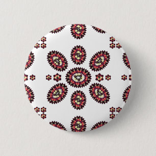 Mandala Flower Pattern 6 Cm Round Badge