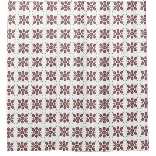 Mandala Flower Pattern Shower Curtain