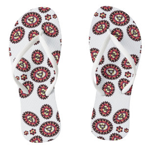 Mandala Flower Pattern Thongs