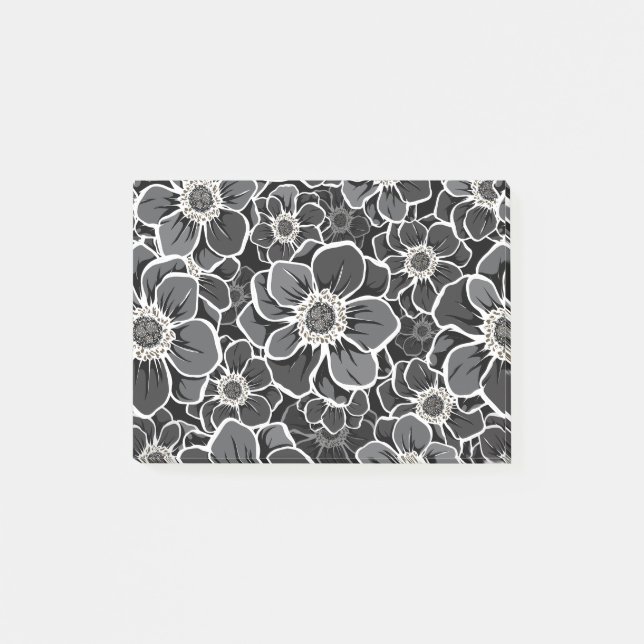 Mandala Flowers 5 Post-it Notes (Front)