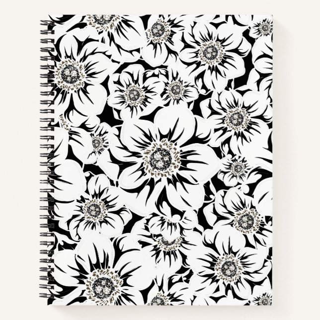 Mandala Flowers 6 Notebook (Front)