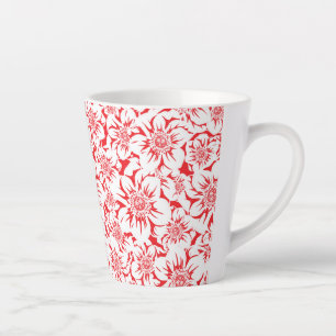 Mandala Flowers 8 Latte Mug