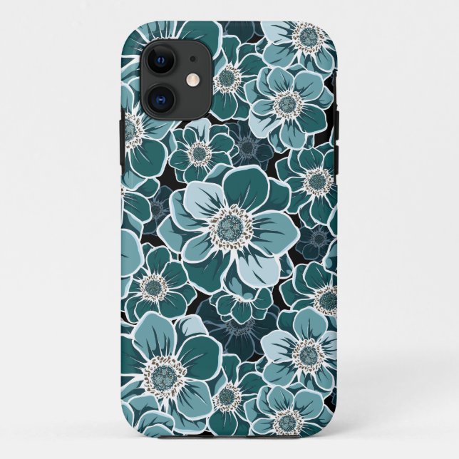 Mandala Flowers Case-Mate iPhone Case (Back)