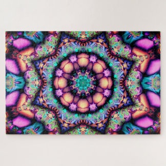 mandala flowers puzzle