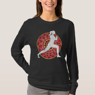 Mandala Fractal Geometry Namaste Yogi Spiritual Yo T-Shirt