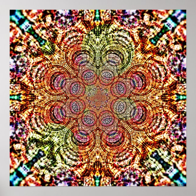 Mandala Funnels 3 Poster (Front)