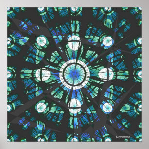 Mandala Funnels 6 Poster