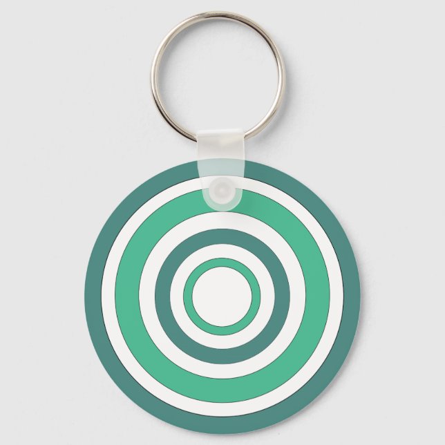 Mandala Geometric Pattern     Key Ring (Front)