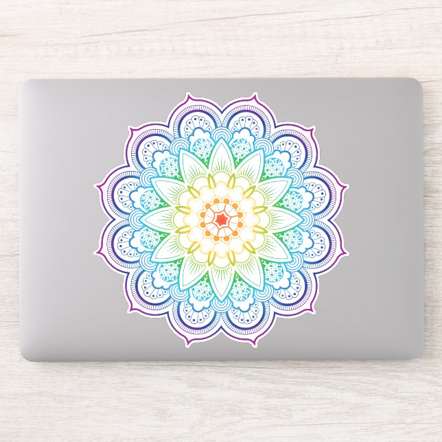 Mandala geometric Sticker (Computer)