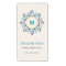 Mandala Gift Tag Label - Teal