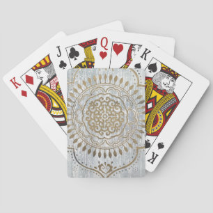Mandala Gold Design Playing Cards